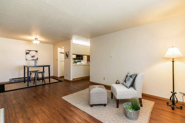 Living space and Kitchen area - 808 Benton Dr