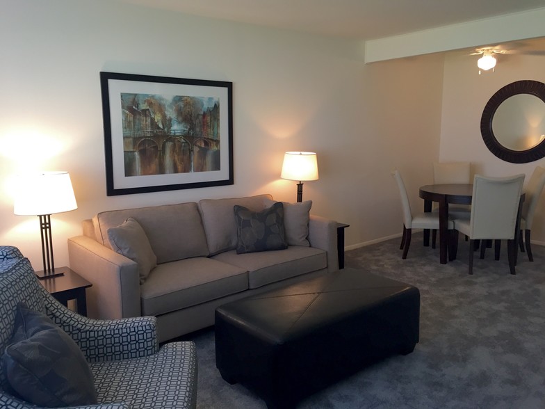 2 Bedroom Living/Dining Rooms - Park Village Apartments