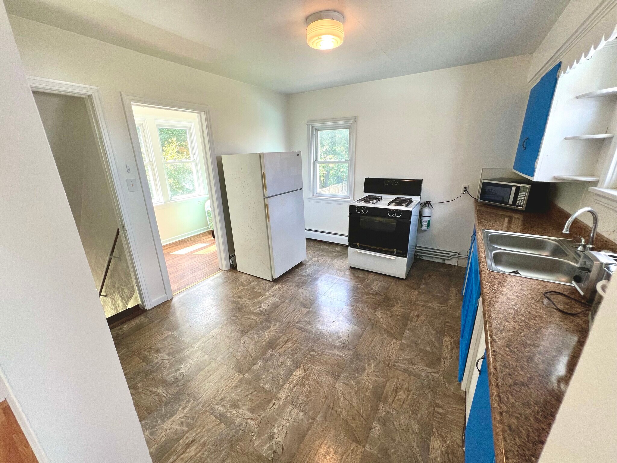 View of Kitchen, office, and stair entrance - 1221 Church St