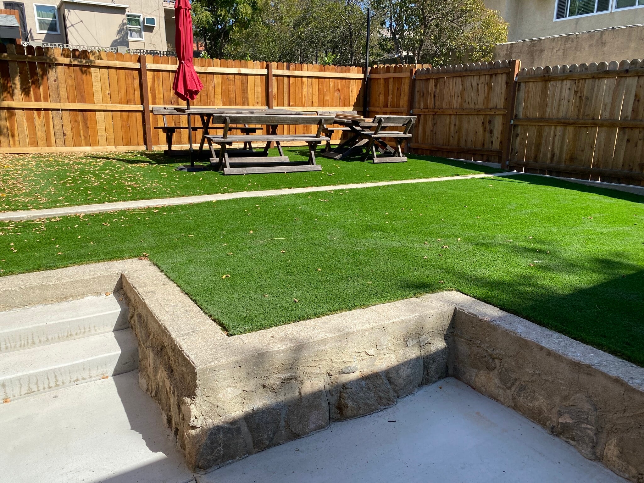 New Private Turf Backyard - 2823 Hermosa Ave