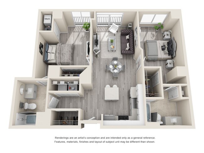 Floorplan - The Cosmopolitan Apartments