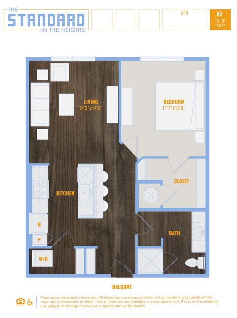 Floorplan - Standard in the Heights