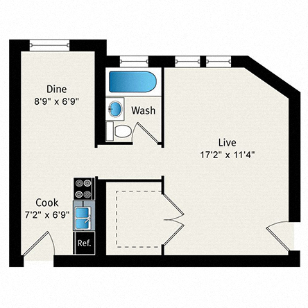 Floorplan - Reside at 849