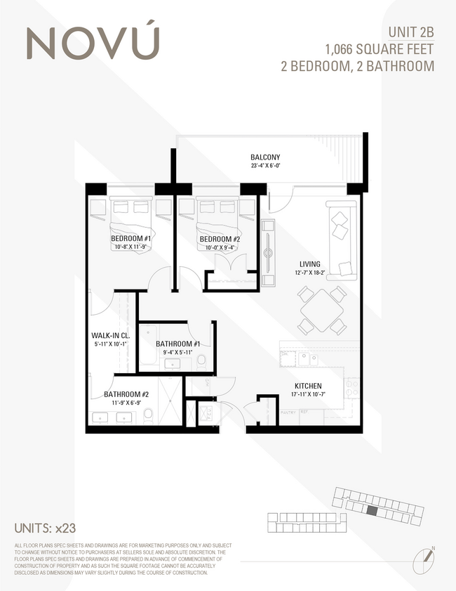 Floorplan - Novu Apartments