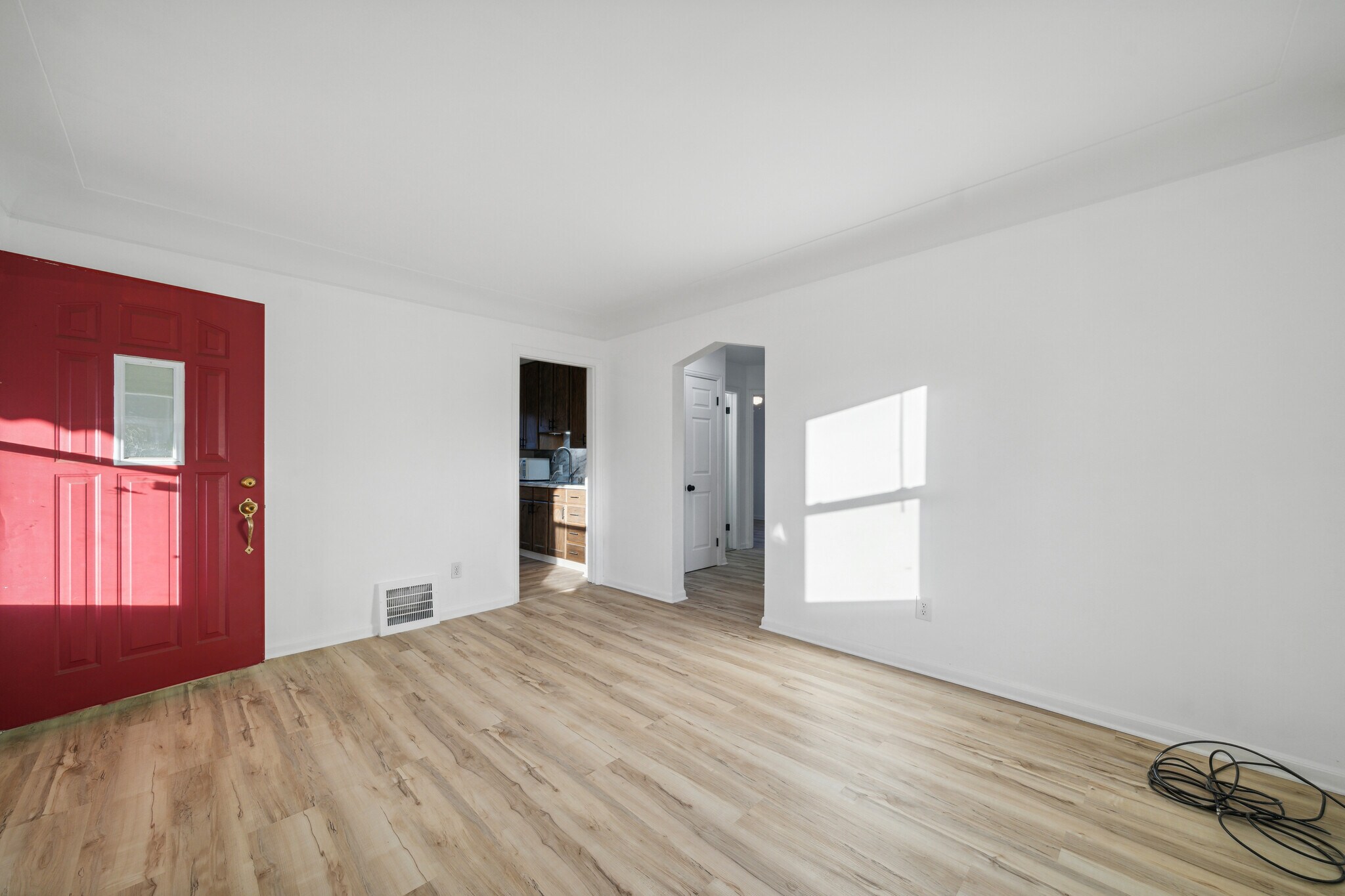 Front door entrance into living room - 16079 Forest Ave