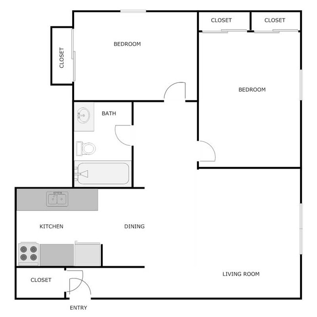 Floorplan - Central Park Apartments