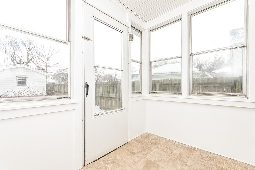 Enclosed Back Porch off Kitchen - 226 S Illinois Ave