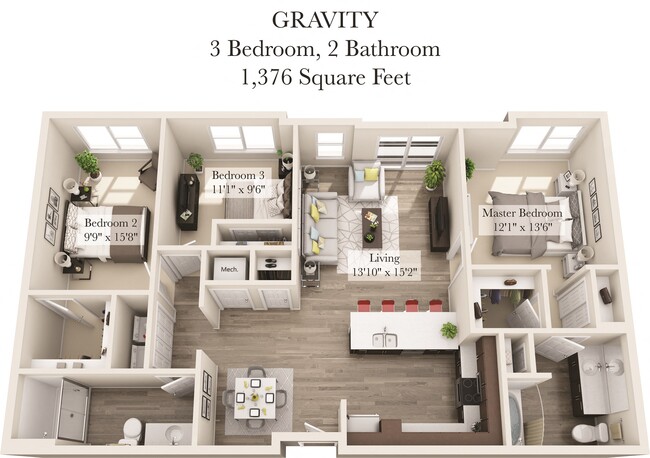 Floorplan - Venture Apartments iN Tech Center