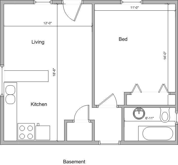 floorplan - 411 Keller St