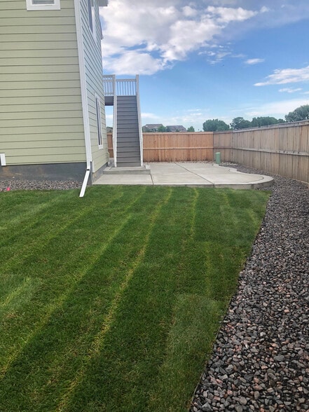 side lawn - 537 High Point Dr