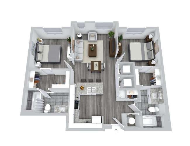 Floorplan - The Residences at Forest Glen
