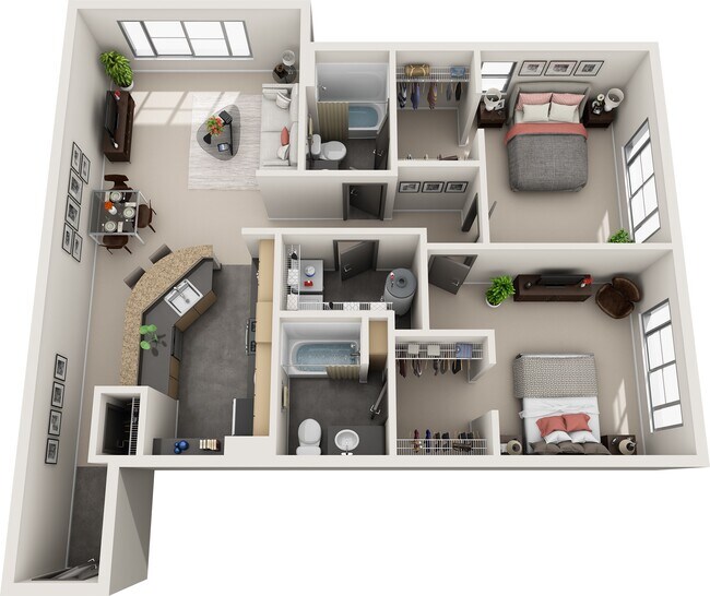 Floorplan - Saffron Apartments