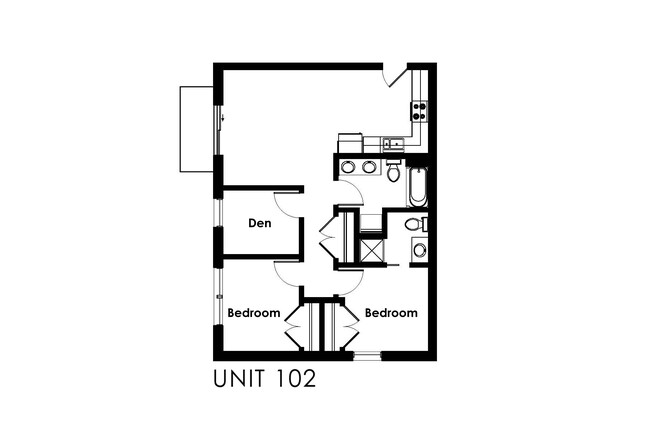 125 N Hyland Ave #102 | 2+ Bed/2 Bath - Triangle Apartments