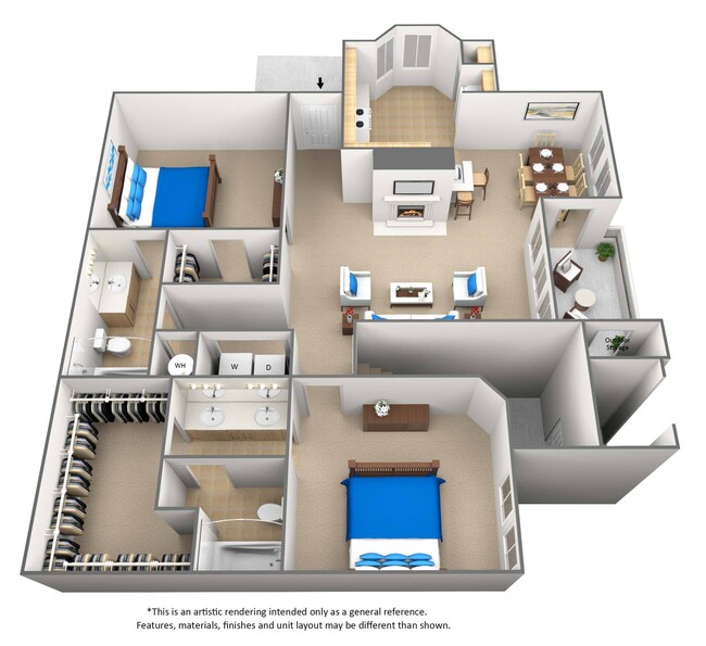 Floorplan - Bridford Lake Apartments