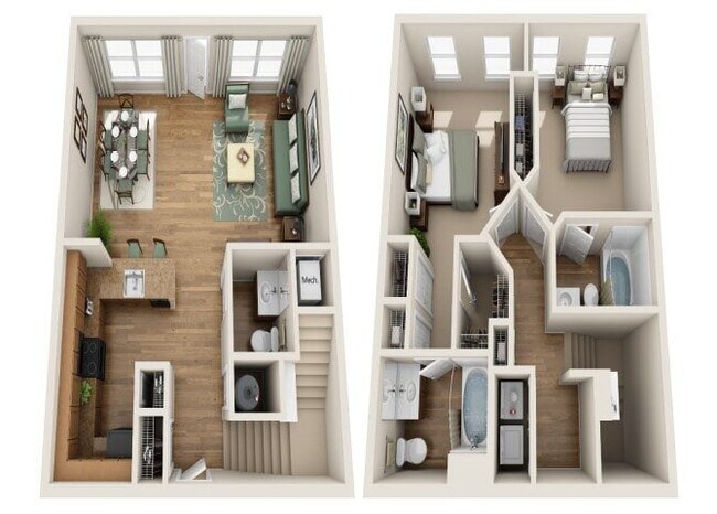 Floorplan - Summerfield At Morgan Metro Apartments