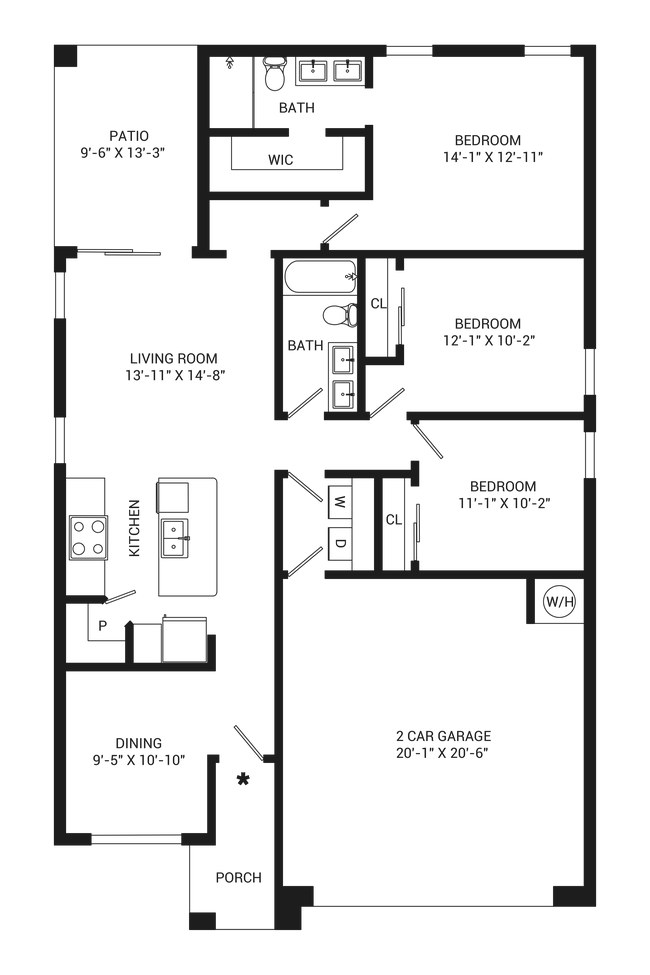Floorplan - Broadway North at Mason Ranch