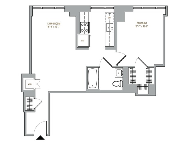 Floorplan - Hoyt & Horn Apartments