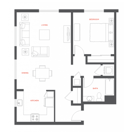 Floorplan - Field House at Bay Meadows