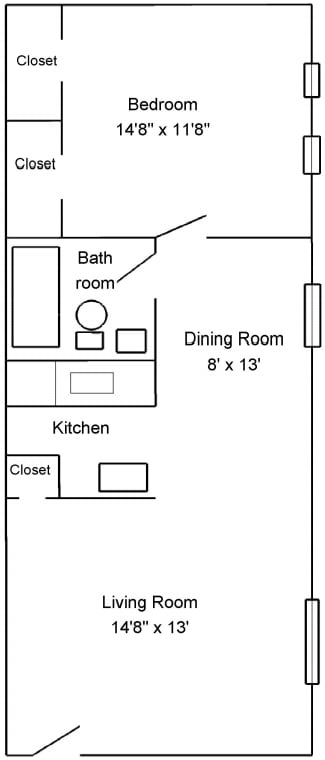 1 Bedroom - Timbercreek II