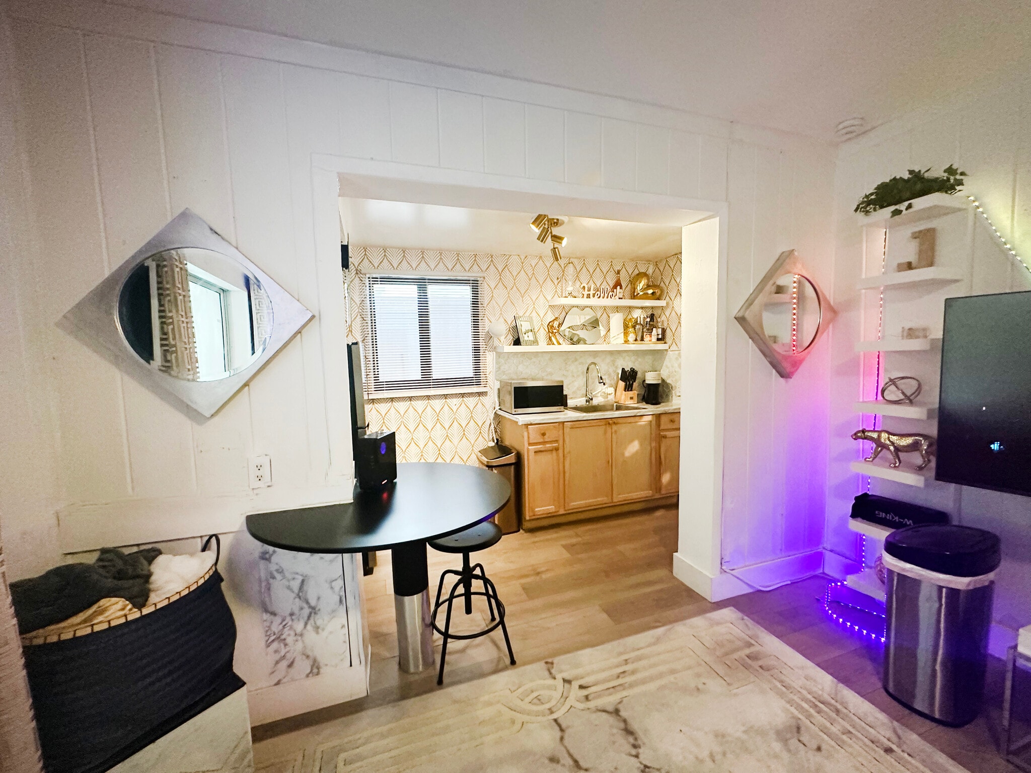 living room into kitchen view - 1051 NW 25th Ave