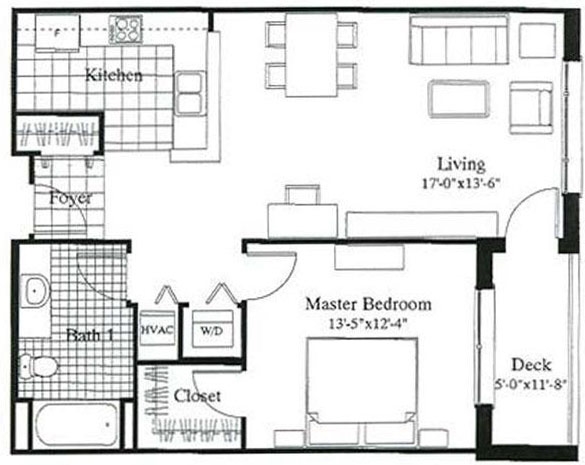 1BR/1BA - City Gables Apartments