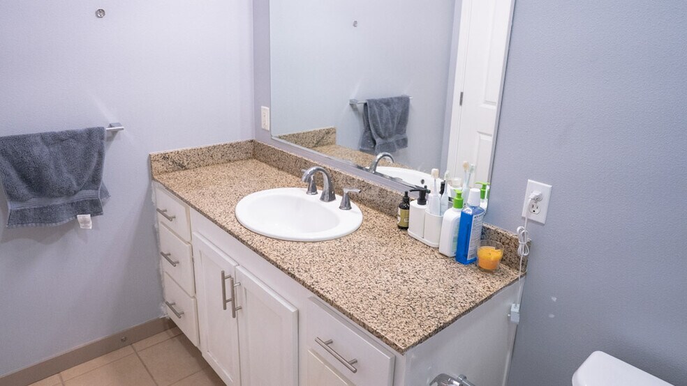 Multiple drawers in vanity for storage - 375 Kirkland Ave