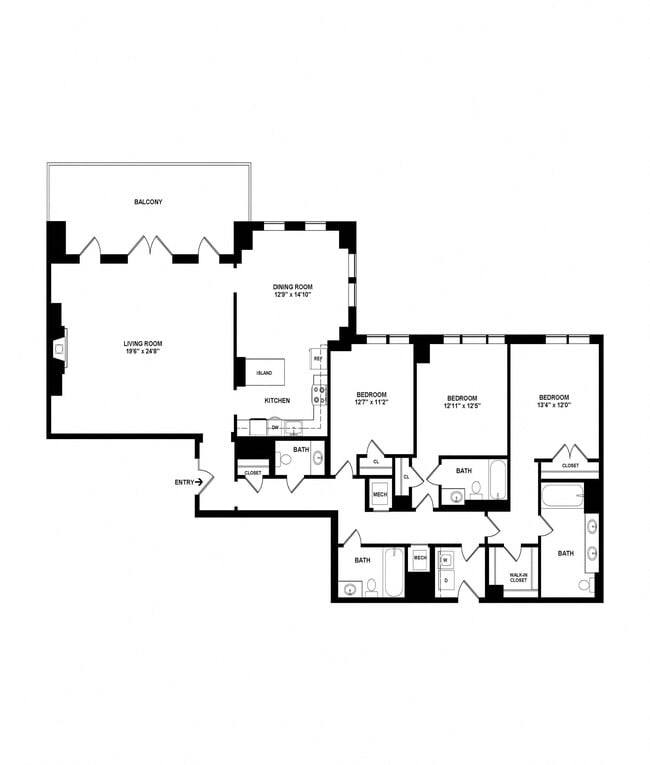 Floorplan - The Woodley