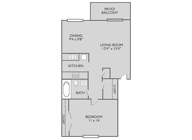 Floorplan - Woodhollow Apartments