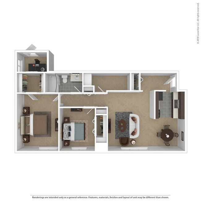 Floorplan - Ashbury Place Apartments