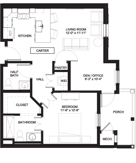 Floorplan - Holbrook Acworth - Active Senior