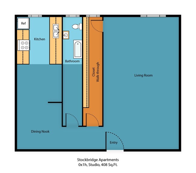 Floorplan - Stockbridge Apartment Homes