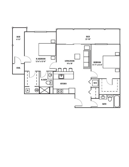 Sample floorplan - 319 Main St