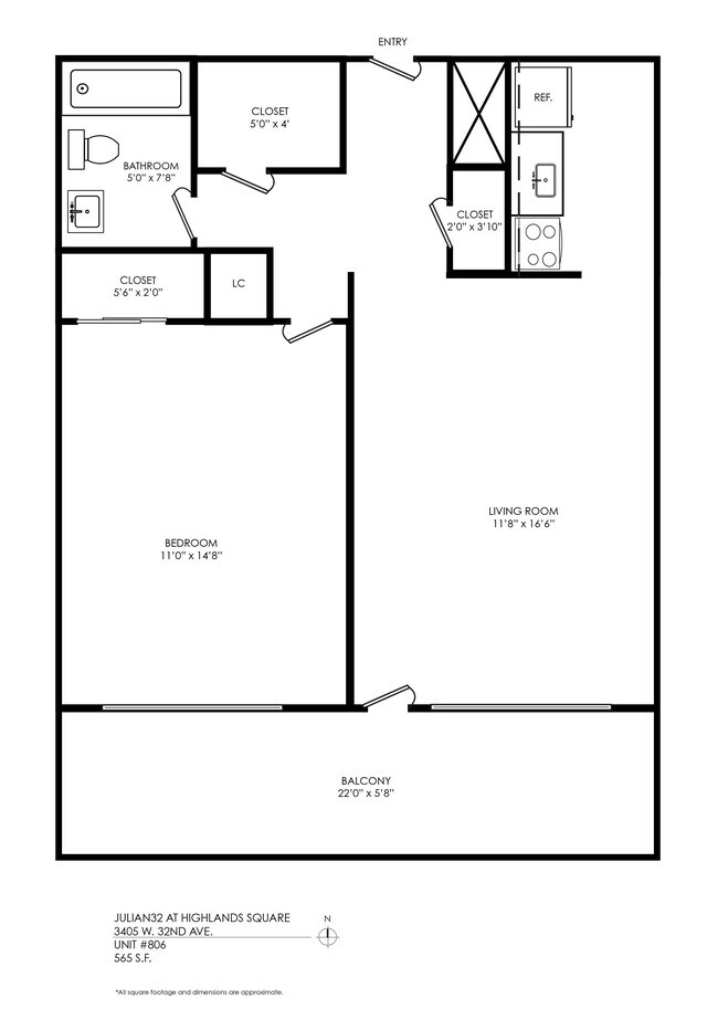 Floorplan - Julian32 at Highlands Square