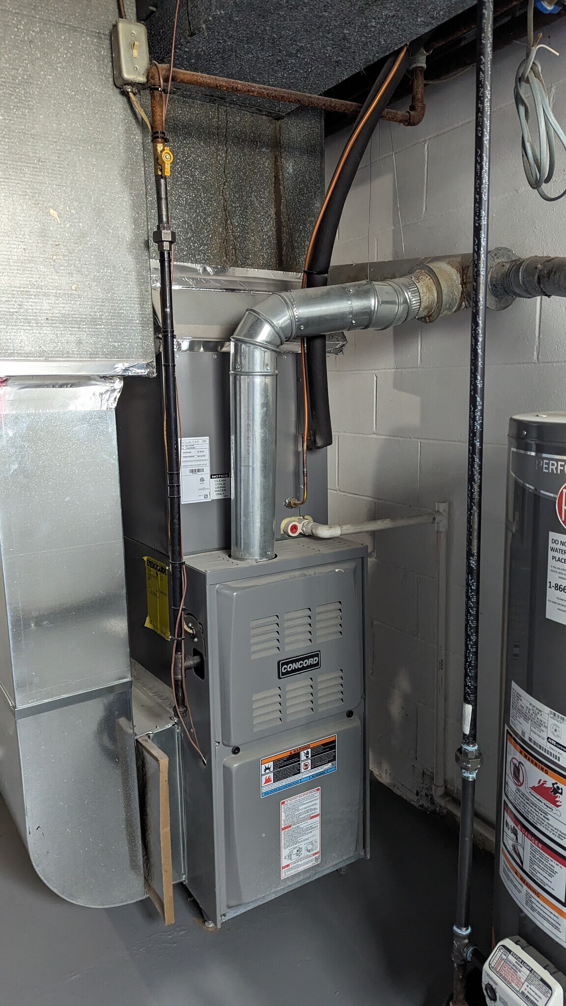new furnace central air - 1407 E Valentine Cir NW