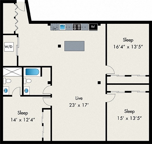 Floorplan - The Lofts at Gin Alley