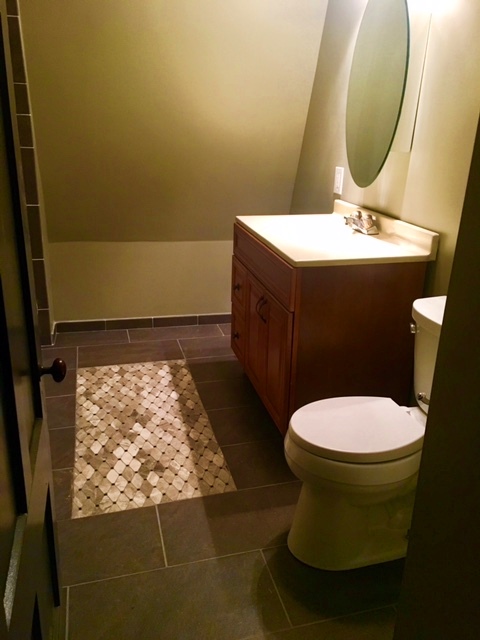 New Granite Bathroom - 23 Sunnyside Ave