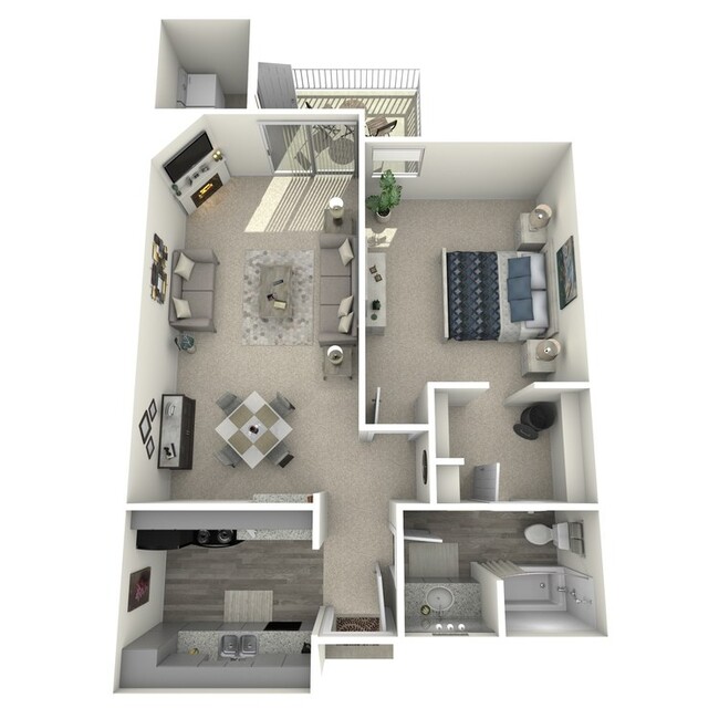 Floorplan - Water's Edge Apartments