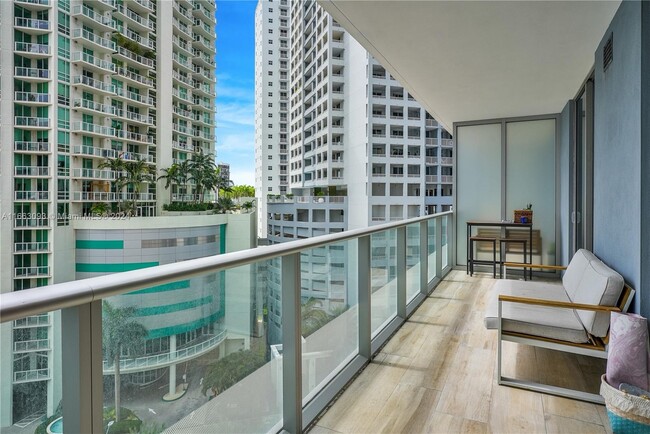 Balcony - 1300 Brickell Bay Dr