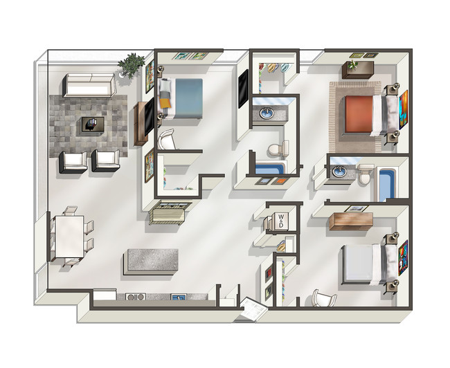 Floorplan - Argon Apartments