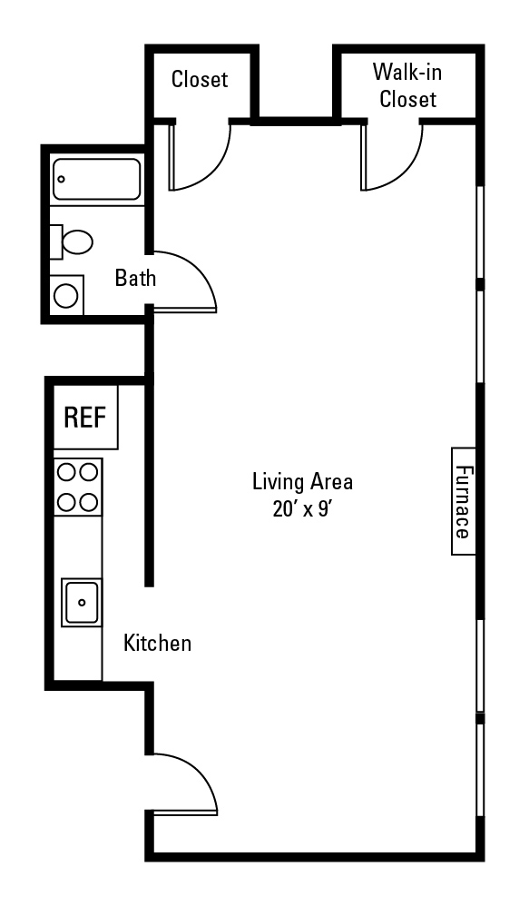 Floorplan - Brighton Gardens Apartment Homes