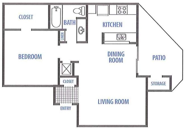 Floorplan - The Landing Apartments