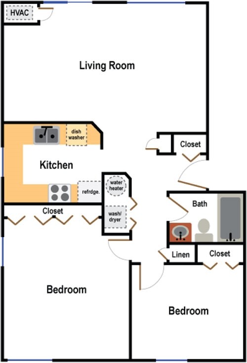 2BR/1BA - Policy Brook Estates