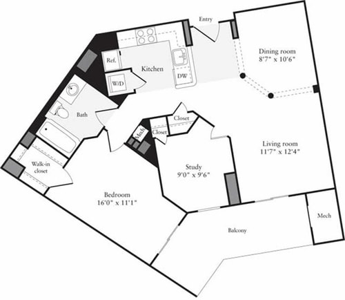 Floorplan - 2201 Wilson