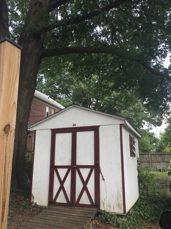 Shed in backyard for additional storage - 836 20th St S