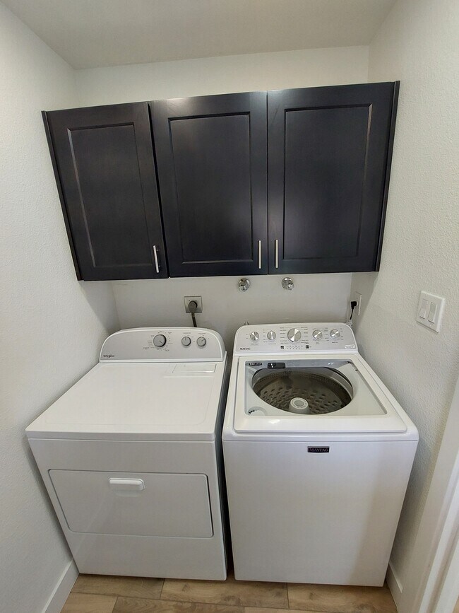 Laundry Room with new Washer & Dryer - 1233 W Manhatton Dr