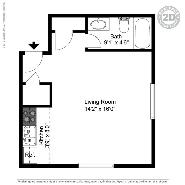 Floorplan - Brentwood Apartments