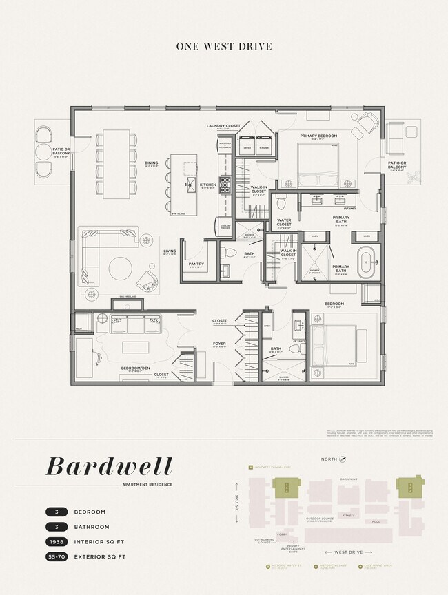 Floorplan - One West Drive