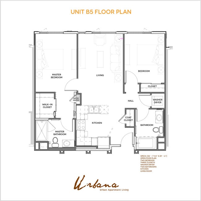 B5 Floorplan - Urbana