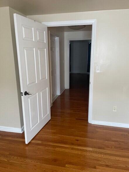 Inside main bedroom looking at hallway - 604 Gerritt St