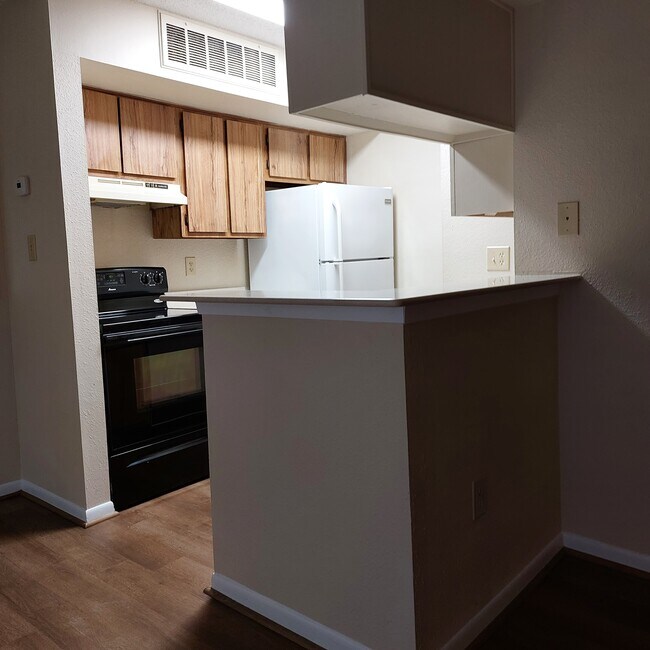 View of kitchen from Fireplace - 260 El Dorado Blvd
